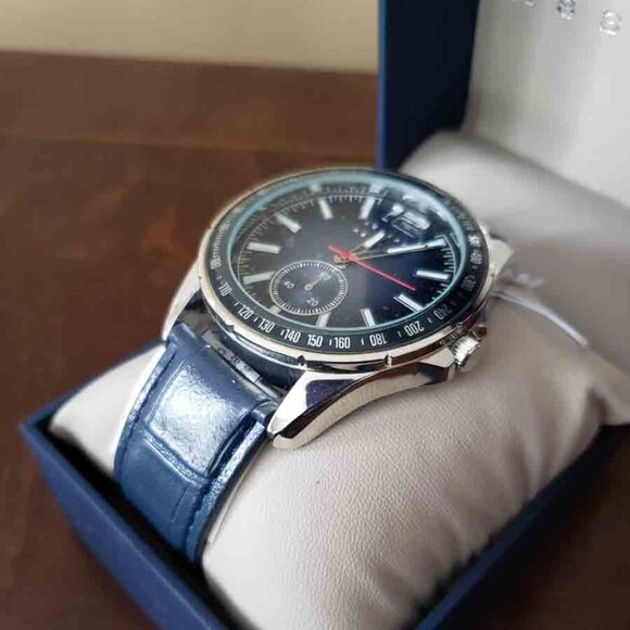 Joseph Abboud Watch AB-5216SV Stainless Steel Metal Japan Movement PC21J7 Men's - Picture 2 of 3